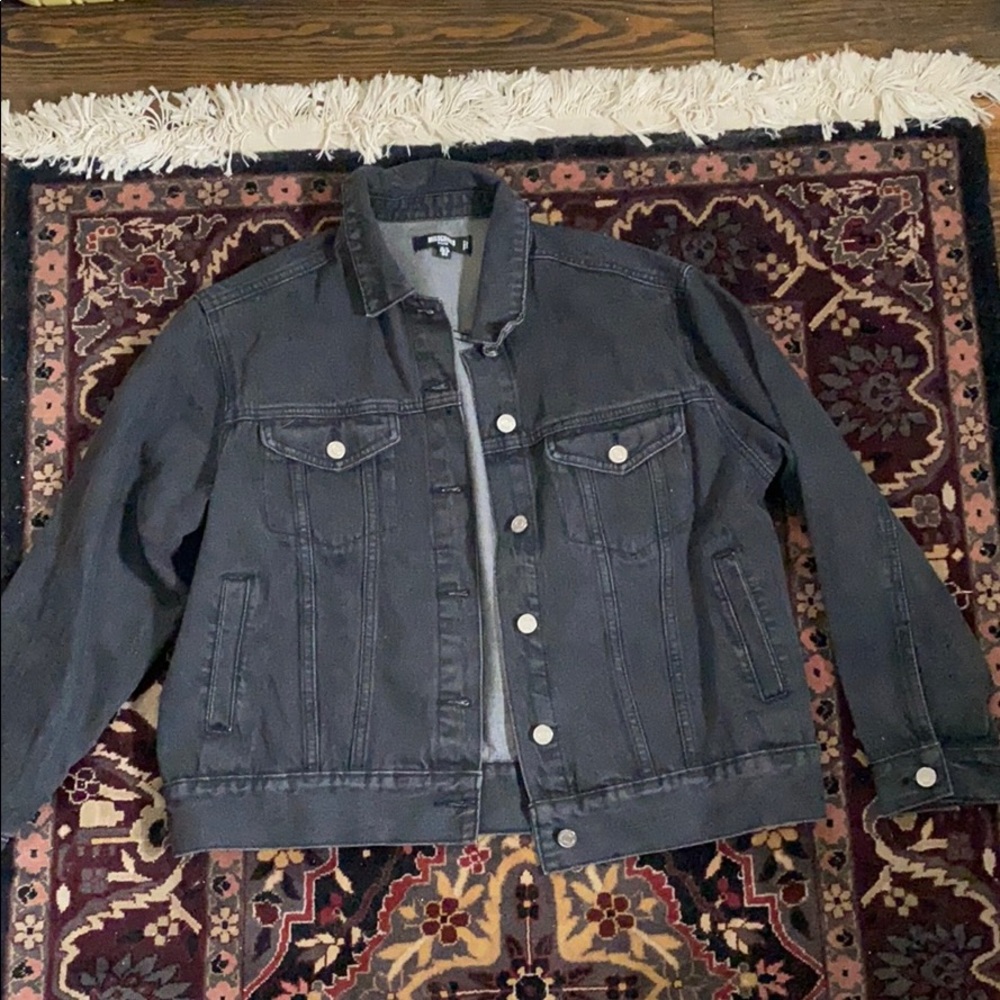 Missguided Black Jean Jacket